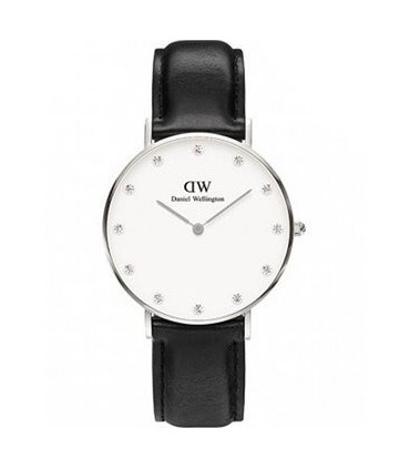 DANIEL WELLINGTON Classy Sheffield Black Leather Strap 0961DW