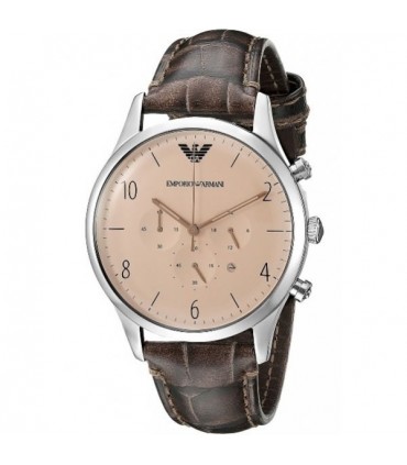 Emporio ARMANI Chrono Leather Strap AR1878