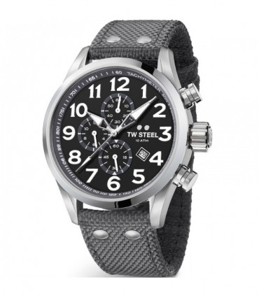 TW STEEL Volante Chronograph Grey Fabric Strap VS13