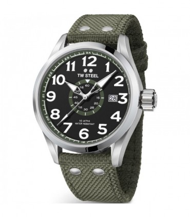 TW STEEL Volante Khaki Fabric Strap VS22