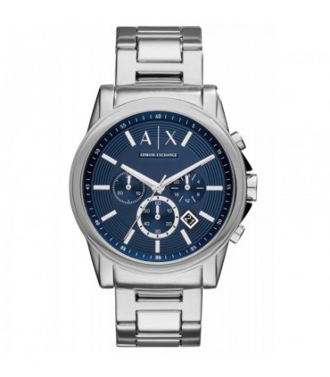 ARMANI EXCHANGE Outerbanks Chronograph Silver Stainless Steel Bracelet AX2509