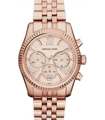 MICHAEL KORS Lexington Chronograph 38mm Rose Gold Stainless Steel Bracelet MK5569