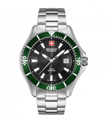 SWISS MILITARY HANOWA Nautila Silver Stainless Steel Bracelet 06-5296.04.007.06