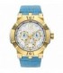 VOGUE Elegance Multifunction Blue Leather Strap 16001.4