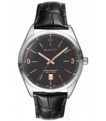 GANT Crestwood Black Leather Strap G141002