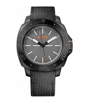 BOSS Orange Sao Paulo Black Leather Strap 1513067