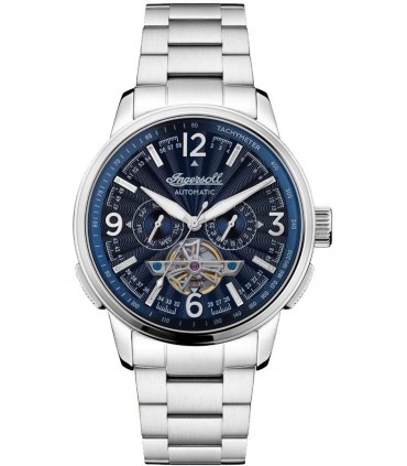 INGERSOLL The Regent Automatic Silver Stainless Steel Bracelet I00305B