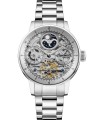 INGERSOLL Jazz Automatic Dual Time Silver Stainless Steel Bracelet I07703