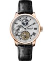 INGERSOLL Riff Automatic Dual Time Black Leather Strap I07402