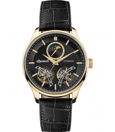 INGERSOLL Chord Automatic Black Leather Strap I07202