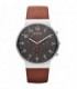 SKAGEN Mens Ancher Chrono Brown Leather Strap  SKW6099