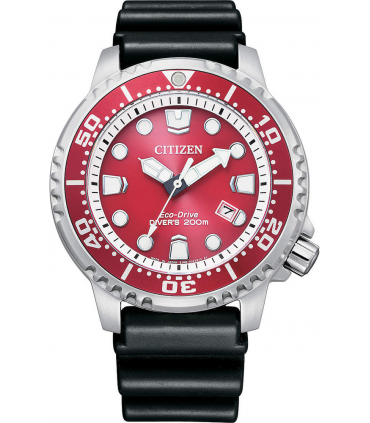 CITIZEN Promaster Eco-Drive Divers Black Rubber Strap BN0159-15X