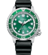 CITIZEN Promaster Eco-Drive Divers Black Rubber Strap BN0158-18X