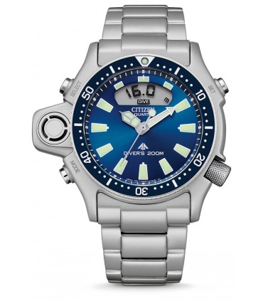 CITIZEN PROMASTER MARINE QUARTZ 50.7MM BLUE DIAL MENS WATCH JP2000-67L
