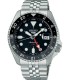 SEIKO 5 Sports Automatic Dual Time Silver Stainless Steel Bracelet SSK001K1