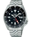 SEIKO 5 Sports Automatic Dual Time Silver Stainless Steel Bracelet SSK001K1