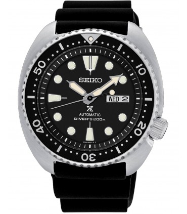 SEIKO Prospex Automatic Black Silicone Strap SRPE93K1