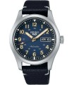 SEIKO 5 Sports Automatic Blue Leather Strap SRPG39K1F