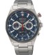 SEIKO Racing Sport Chronograph Silver Stainless Steel Bracelet SSB407P1