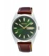 SEIKO Essential Time Stainless Steel Brown Leather Strap SUR449P1