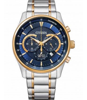 CITIZEN Gents Chronograph Two Tone Stainless Steel Bracelet AN8194-51L