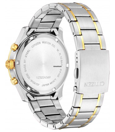CITIZEN Gents Chronograph Two Tone Stainless Steel Bracelet AN8194-51L