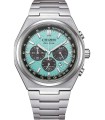 CITIZEN Eco-Drive Chronograph Silver Titanium Bracelet CA4610-85M