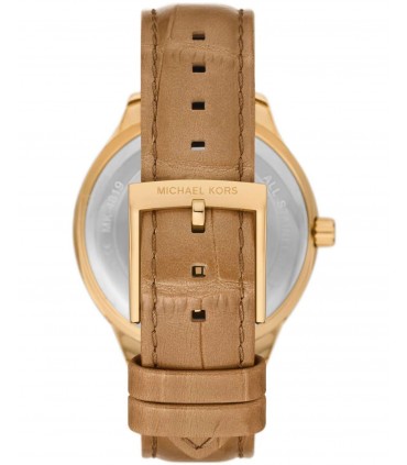 MICHAEL KORS Sage Crystals Brown Leather Strap MK4819