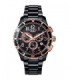 BULER Sea Quest Chronograph Black Stainless Steel Bracelet  37.141