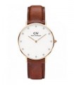 DANIEL WELLINGTON St. Andrews Brown Leather Strap 0950DW