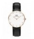 DANIEL WELLINGTON Classy Sheffield Black Leather Strap 0951DW