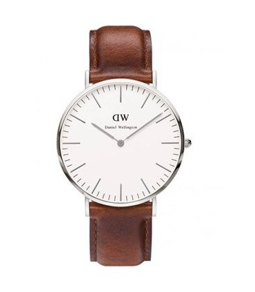 DANIEL WELLINGTON St. Andrews Brown Leather Strap 0207DW