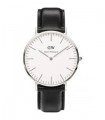 DANIEL WELLINGTON Sheffield Black Leather Strap 0206DW