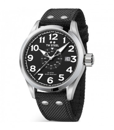 TW STEEL Volante Black Fabric Strap VS1