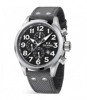 TW STEEL Volante Chronograph Grey Fabric Strap VS13