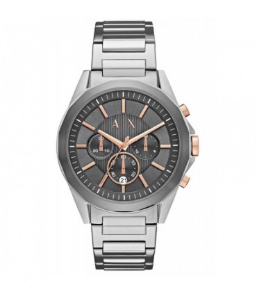 ARMANI EXCHANGE Drexler Chronograph Silver Stainless Steel Bracelet AX2606