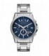 ARMANI EXCHANGE Outerbanks Chronograph Silver Stainless Steel Bracelet AX2509