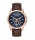 ARMANI EXCHANGE Outerbanks Chronograph Brown Leather Strap AX2508