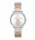 Michael KORS Portia Crystals Two Tone Stainless Steel Bracelet MK3709