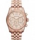 MICHAEL KORS Lexington Chronograph 38mm Rose Gold Stainless Steel Bracelet MK5569