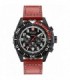 SWISS MILITARY HANOWA Touchdown Chronograph Bordeaux Leather Strap 06-4304.13.007