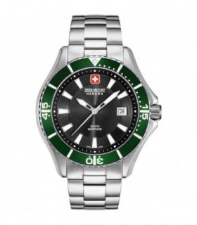 SWISS MILITARY HANOWA Nautila Silver Stainless Steel Bracelet 06-5296.04.007.06