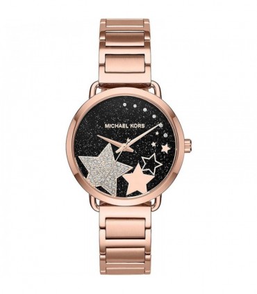 Michael KORS Portia Crystals Rose Gold Stainless Steel Bracelet MK3795