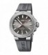 ORIS Aquis Date Relief Automatic Grey Rubber Strap 0173377304153-0742463EB