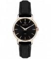 GANT Park Avenue 32 Gold Black Leather Strap G127005