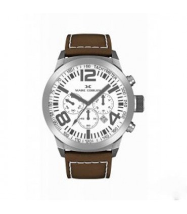 MARC COBLEN Chronograph Brown Leather Strap MC42S4