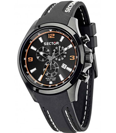 SECTOR 180 Black Rubber Chronograph R3271690011