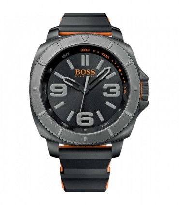 BOSS Sao Paolo Black Rubber Strap  1513109